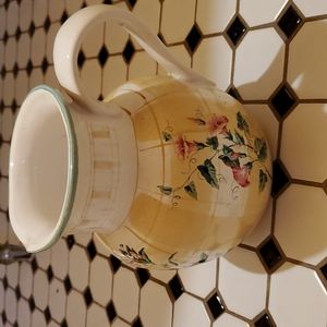 Hand painted water pitcher/jug